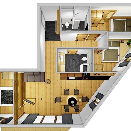 Tiroler Zeitgeist Apartment Fügen Exteriér fotografie