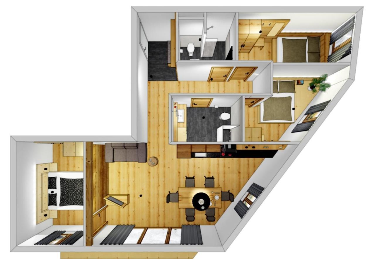 Tiroler Zeitgeist Apartment Fügen Exteriér fotografie